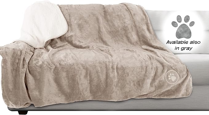 PETMAKER Waterproof Dog Blanket 60x70-Inch Reversible