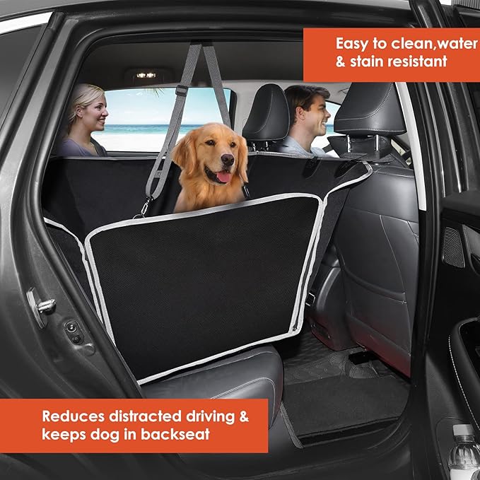 njnj Dog Car Seat Cover for Back Seat