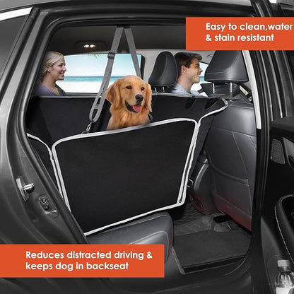 njnj Dog Car Seat Cover for Back Seat