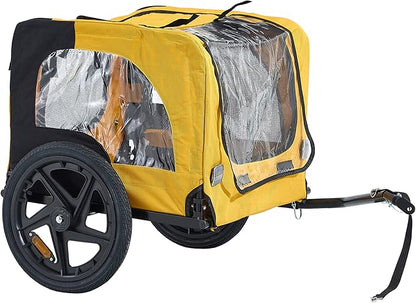 KZPFER Foldable Pet Jogging Stroller Dog Carriers Bicycle