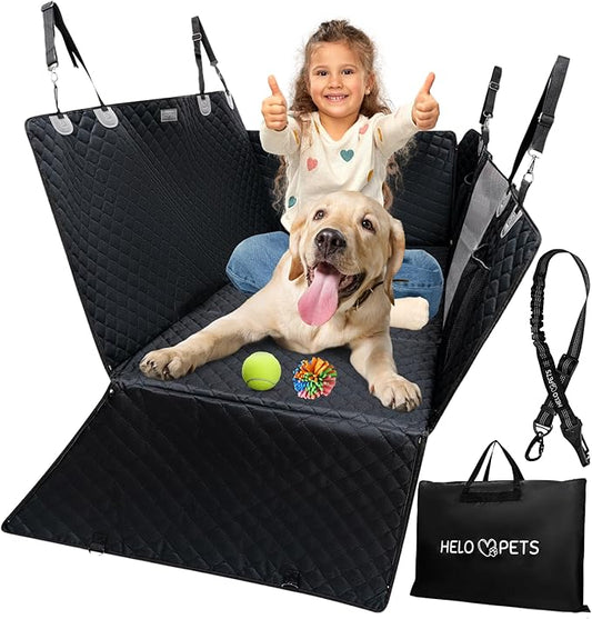 Dog Back Seat Cover Hard Bottom