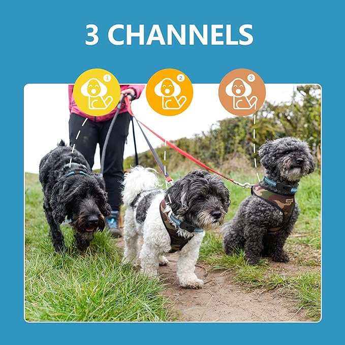 Dog Shock Collar with Remote 3300Ft Dog 60-100lbs Waterproof,