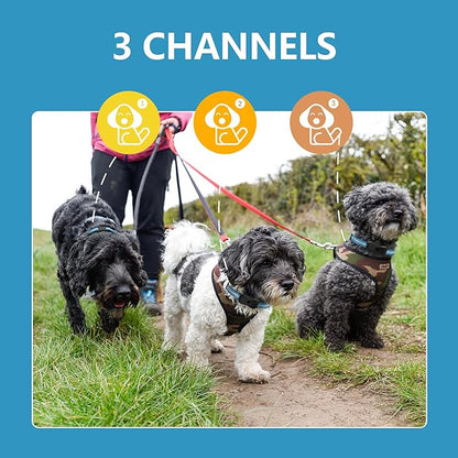 Dog Shock Collar with Remote 3300Ft Dog 60-100lbs Waterproof,