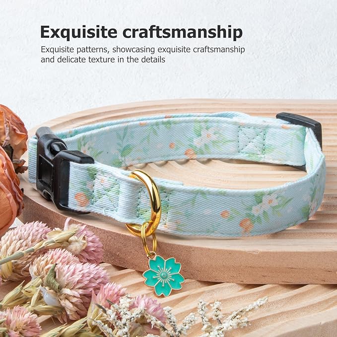 Cotton Handmade Dog Collar Cute and Distinctive Patterns