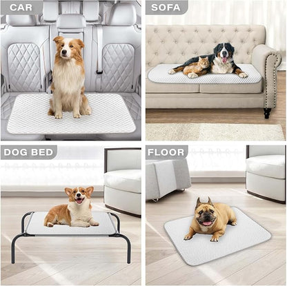 MICROCOSMOS Pet Cooling Mat & Sleeping Pad- Breathable Bubble Surface