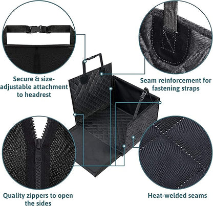 Dog car seat for The Back Seat – 23.7'' x 20.9'' x 13.8'' –