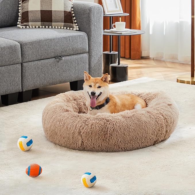 DUMOS Calming Dog Bed 22 Inch 15 lbs