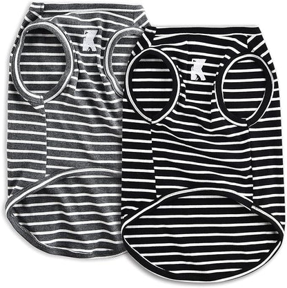 Koneseve Dog Shirt Vest Lightweight Stretchy Dog T-Shirts 2 Pack 5XL ]