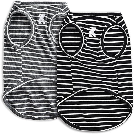 Koneseve Dog Shirt Vest Lightweight Stretchy Dog T-Shirts 2 Pack 5XL ]