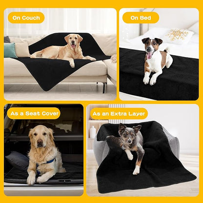 BALAPET Chewproof Dog Blanket for Medium & Large Dogs Chewers(30 * 40IN)