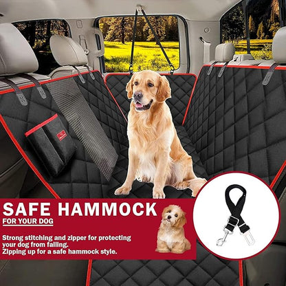 TantivyBo Dog Car Seat Cover for Back Seat 100% Waterproof (60''W x 64''L)