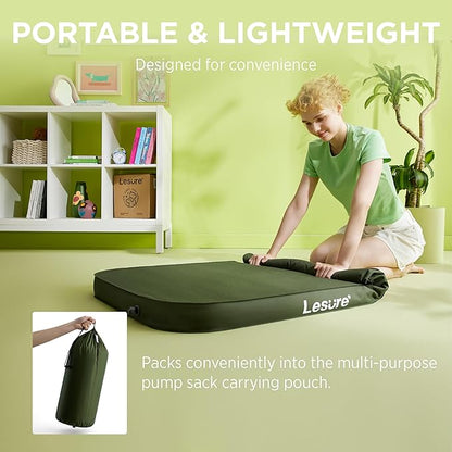 Lesure Inflatable Waterproof Dog Bed for Medium Dogs 3 Inch