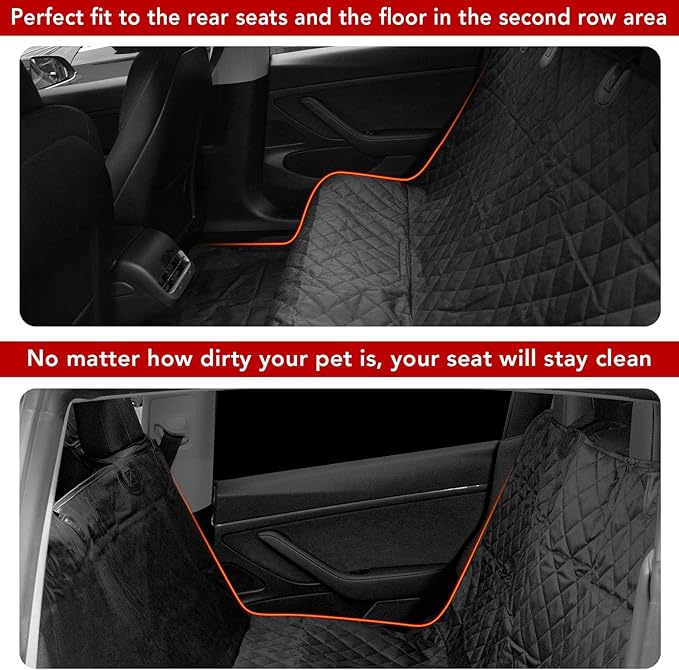 Dog Seat Cover 100% Waterproof 600D Heavy