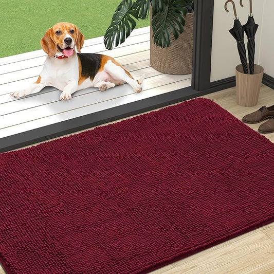 OLANLY Dog Door Mat for Muddy Paws 47x32