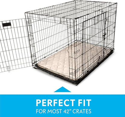 Paw Inspired Washable Padded Crate Mats for Dogs 41” x 28” Pad, 42-inch Kennels