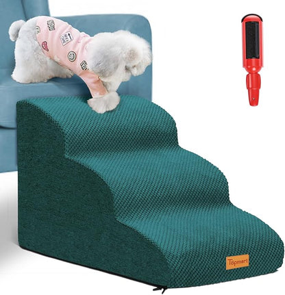 Topmart 3 Tiers Foam Dog Ramps/Steps