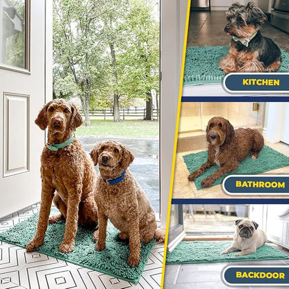 Muddy Mat® AS-SEEN-ON-TV Highly Absorbent Microfiber Door Mat and Pet Rug 59"X35"