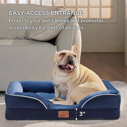 Bedsure Orthopedic Dog Bed for Medium Dogs