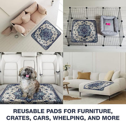 Washable Pee Pads for Dogs 100% Waterproof,