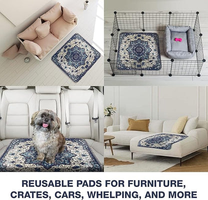 Washable Pee Pads for Dogs 100% Waterproof,