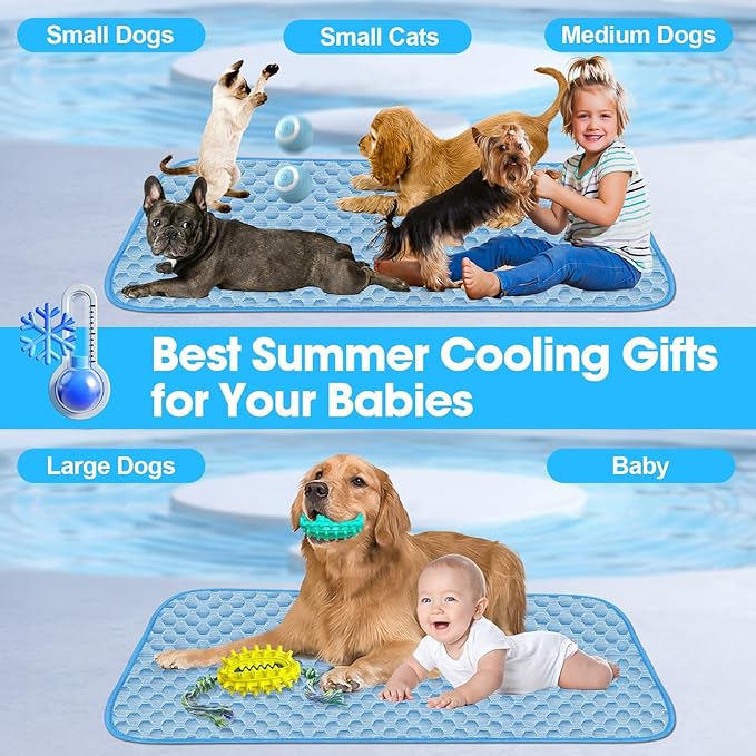 Dog Cooling Mat (37X22 Inch)