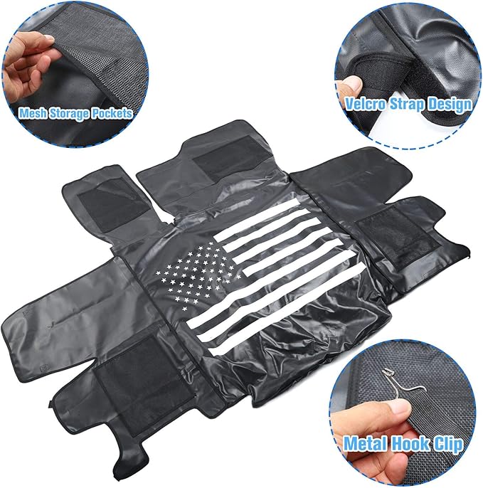 JeCar for Wrangler JL Pet Dog Barrier Rear 2018-2023 Jeep 4 Door