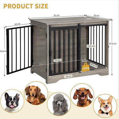 Dog Crate Furniture 32" Double