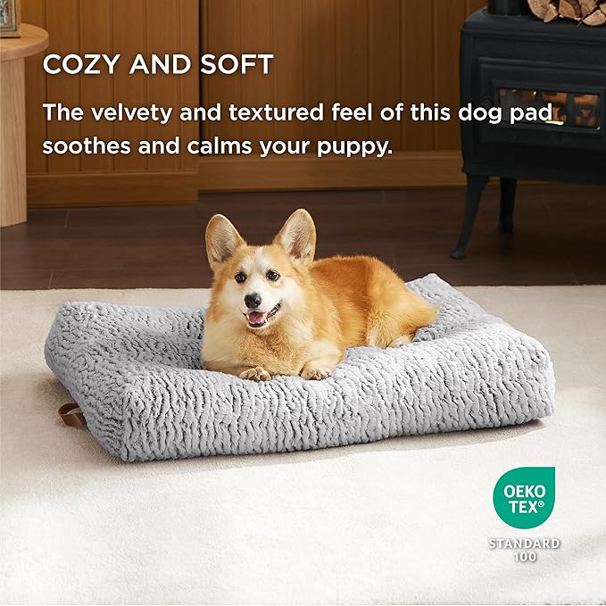 Bedsure Dog Bed for Medium Size Dog 29" x 21", Light