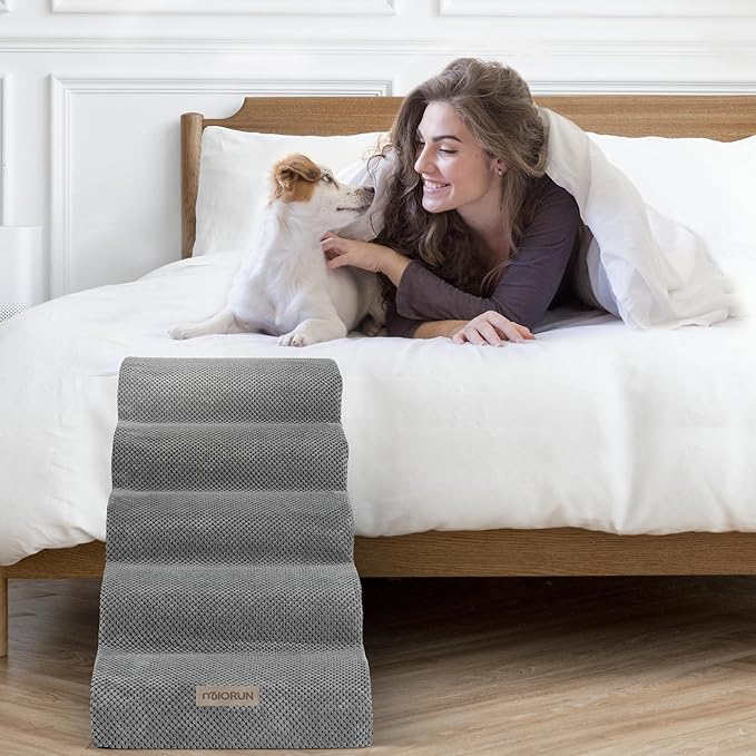 Foam Pet Stairs for High Beds 5-Step Dog 26''