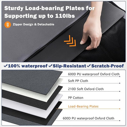 MIXJOY Dog Car Seat For Large Medium Dogs