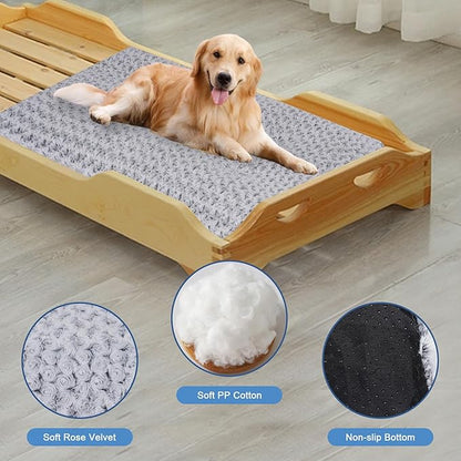 Plush Dog Crate Beds 42" x 28" x 3")
