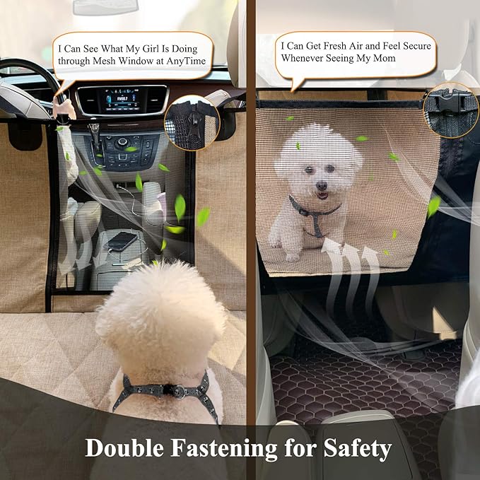 VIVAGLORY Dog Car Seat Covers