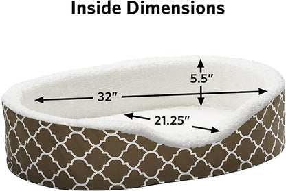 MidWest Homes for Pets Orthoperdic Egg-Crate Nesting Pet Bed w/ Teflon Fabric Protector