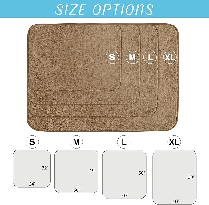 NICETOWN Waterproof Dog Blanket 40" x 50", Taupe