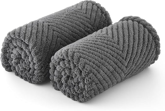 Bedsure 1 Pack 2 Dog Blankets for Small Dogs 2pcs Washable 300GSM Coral