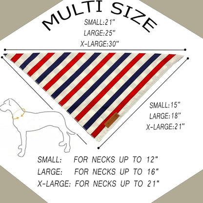 Realeaf 4th of July Dog Bandanas 2 Pack