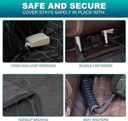 SZHLUX Dog Car Seat Cover 600D Heavy