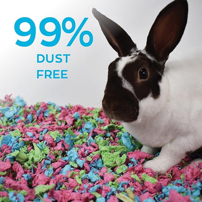 carefresh 99% Dust-Free Tutti Frutti Natural Paper Small Pet Bedding with Odor Control, 10 L