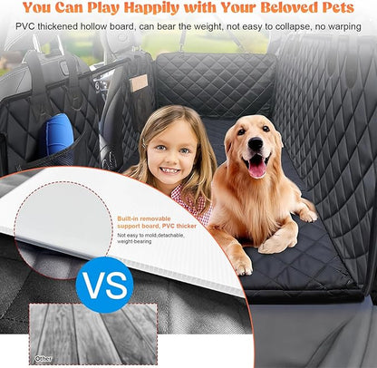Dog Car Seat Cover for Back Seat 300lbs, Hard