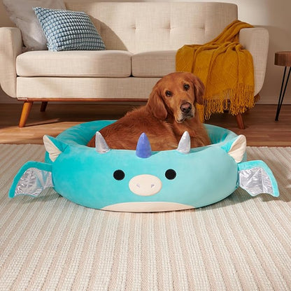 Squishmallows Original 30-Inch Tatiana The Dragon Pet Bed