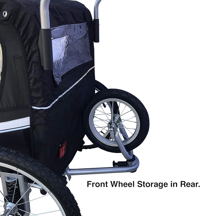 Booyah Extra Large Pet Bike Trailer Dog Stroller