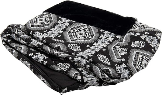 Furhaven Replacement Dog Bed Cover Plush & Southwest Kilim Décor Sofa-Style