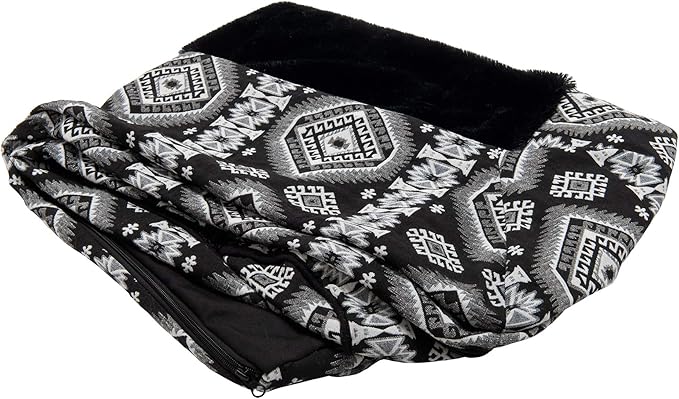 Furhaven Replacement Dog Bed Cover Plush & Southwest Kilim Décor Sofa-Style