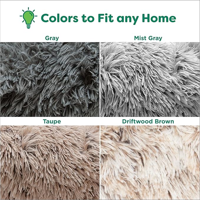 Furhaven 30" Round Calming Donut Dog Bed for Medium/Small Dogs 45 lbs