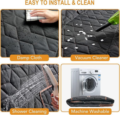 Dog Car Seat Cover for Back Seat Pets Cover Protector Waterproof Bench Car Backseat Covers Dog Seat Covers for Cars