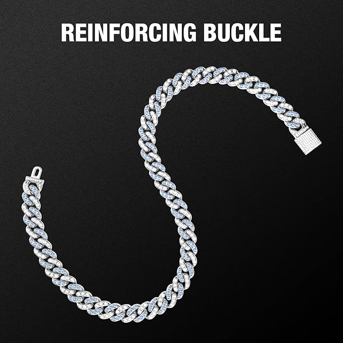 Dog Chain Silver Cuban Collars 22inch)