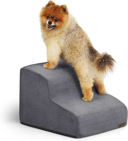 Lesure Dog Stairs for Small Dogs 2 Steps