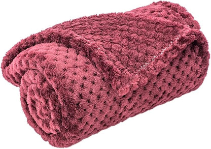 Dog Blanket or Cat Blanket or Pet Blanket (M/32" x 40", Ruby