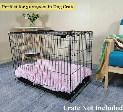Coohom Deluxe Plush Dog Bed Pet Cushion Crate Mat
