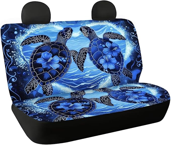 AFPANQZ Sea Turtle Car Rear Bench Protective Car